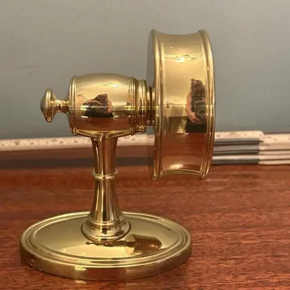 Ralph Lauren Home Brass Wall‎ Mounted Cup Holders Engraved RALPH LAUREN - Picture 6 of 15